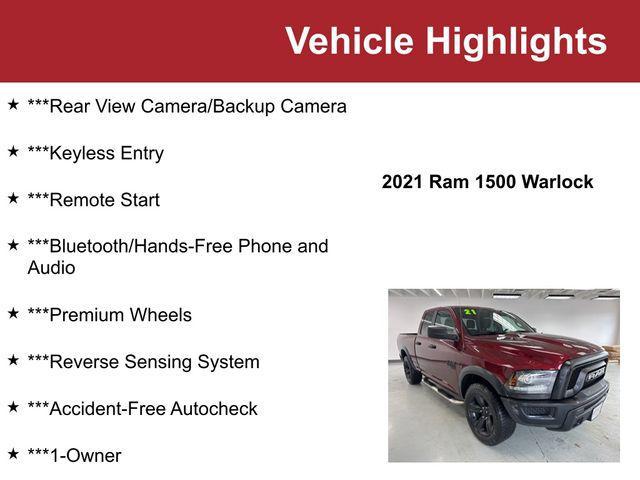 used 2021 Ram 1500 Classic car, priced at $27,500