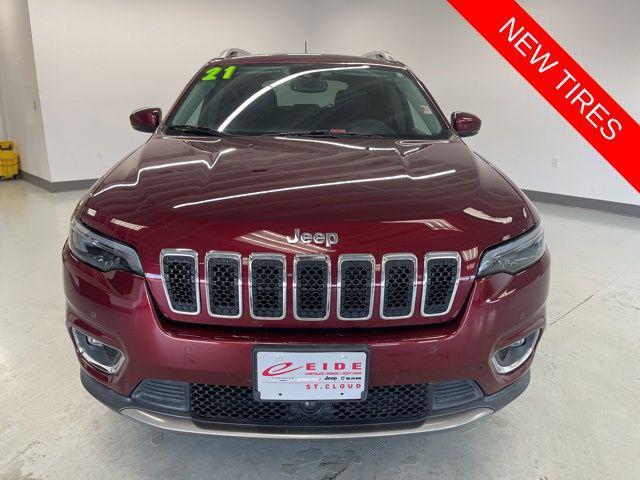 used 2021 Jeep Cherokee car, priced at $23,500