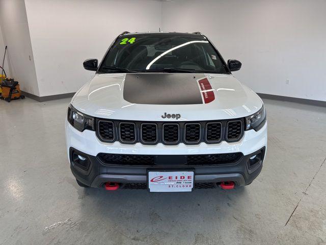 used 2024 Jeep Compass car, priced at $21,500