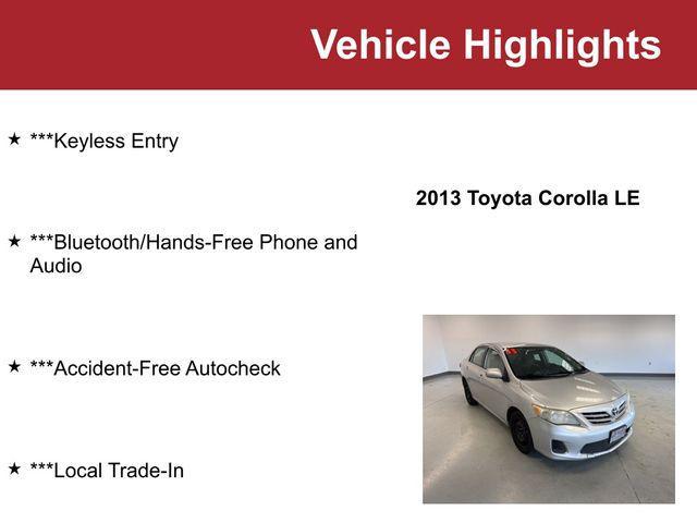 used 2013 Toyota Corolla car, priced at $6,000
