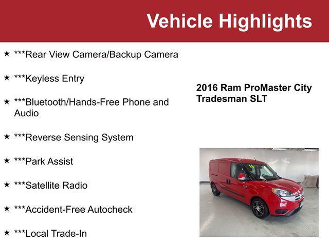 used 2016 Ram ProMaster City car, priced at $17,000