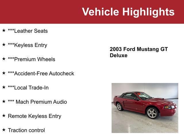 used 2003 Ford Mustang car, priced at $11,000