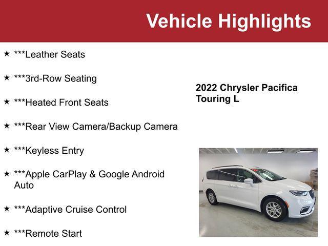 used 2022 Chrysler Pacifica car, priced at $22,000