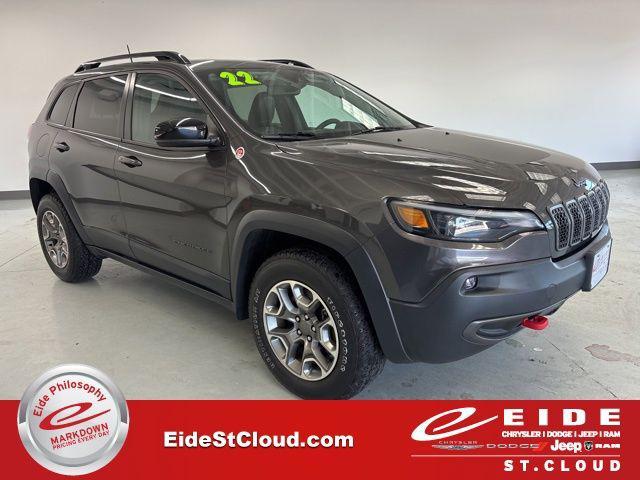 used 2022 Jeep Cherokee car, priced at $24,500