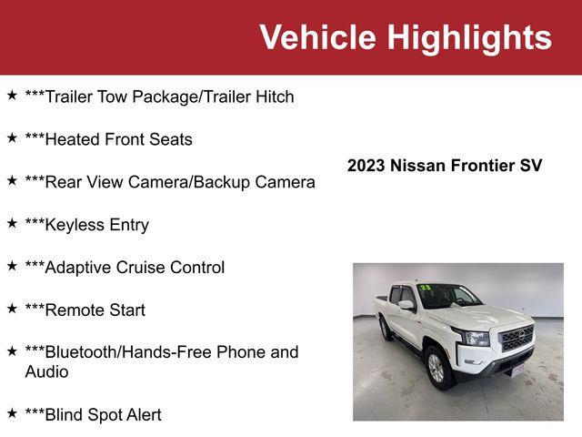 used 2023 Nissan Frontier car, priced at $31,000