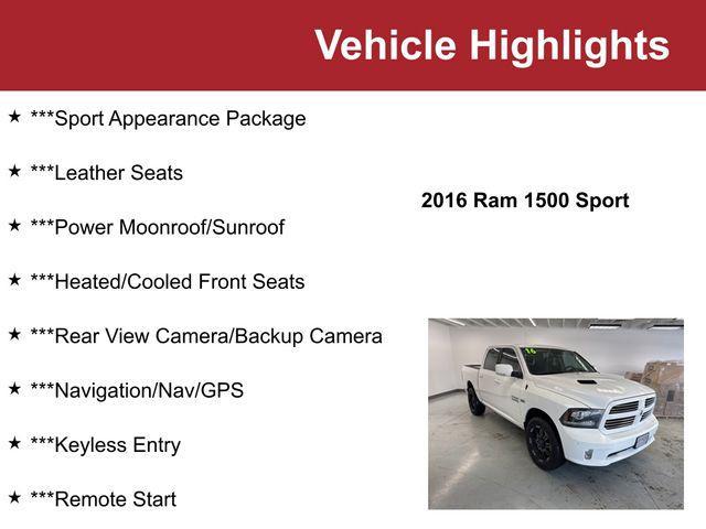used 2016 Ram 1500 car, priced at $18,000