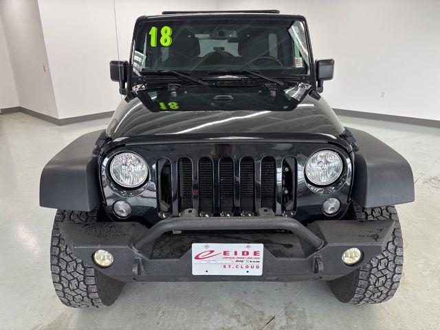 used 2018 Jeep Wrangler JK Unlimited car, priced at $21,000