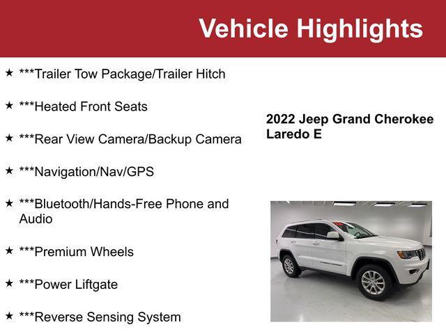 used 2022 Jeep Grand Cherokee car, priced at $26,000