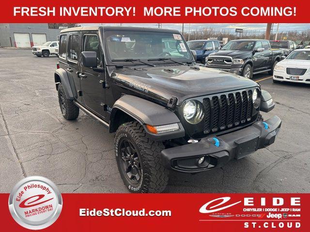 used 2023 Jeep Wrangler 4xe car, priced at $31,000