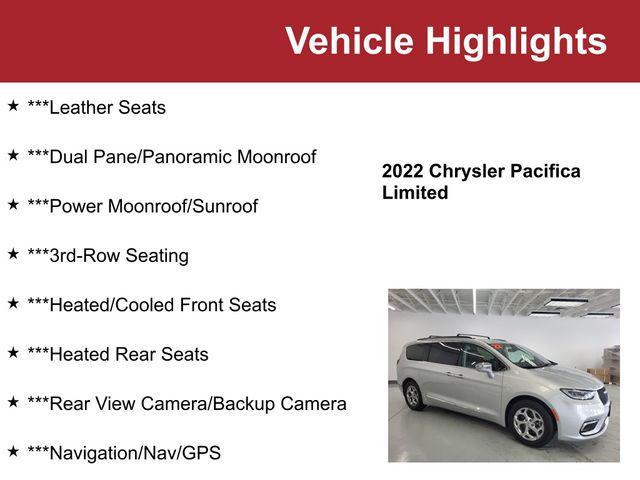 used 2022 Chrysler Pacifica car, priced at $25,000