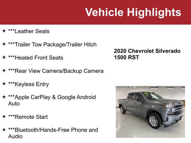 used 2020 Chevrolet Silverado 1500 car, priced at $27,500