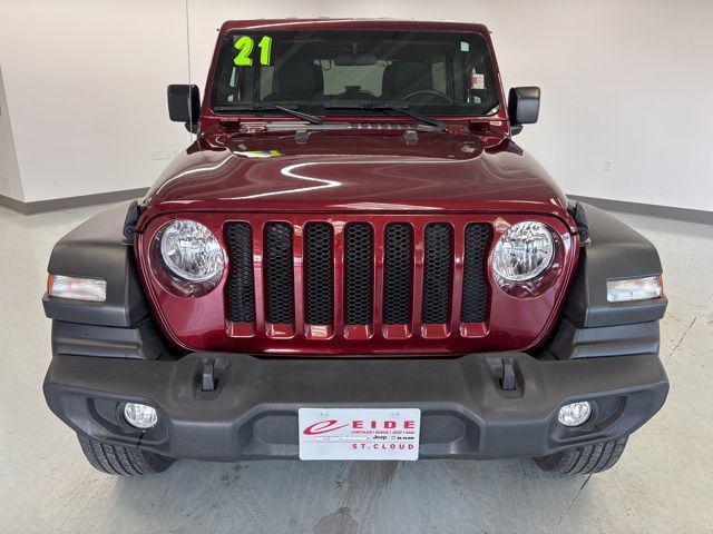used 2021 Jeep Wrangler Unlimited car, priced at $29,500