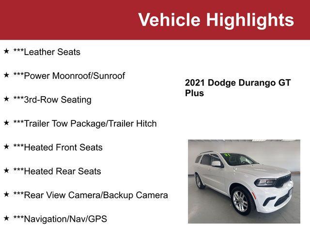 used 2021 Dodge Durango car, priced at $27,500