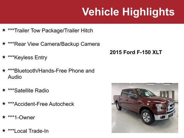used 2015 Ford F-150 car, priced at $14,500