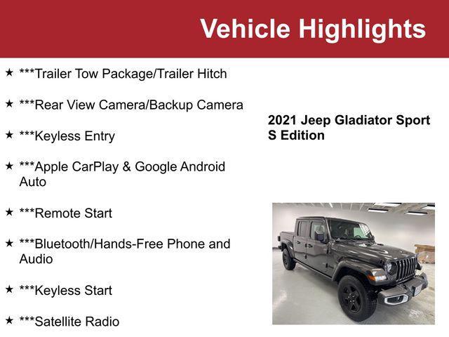 used 2021 Jeep Gladiator car, priced at $30,000