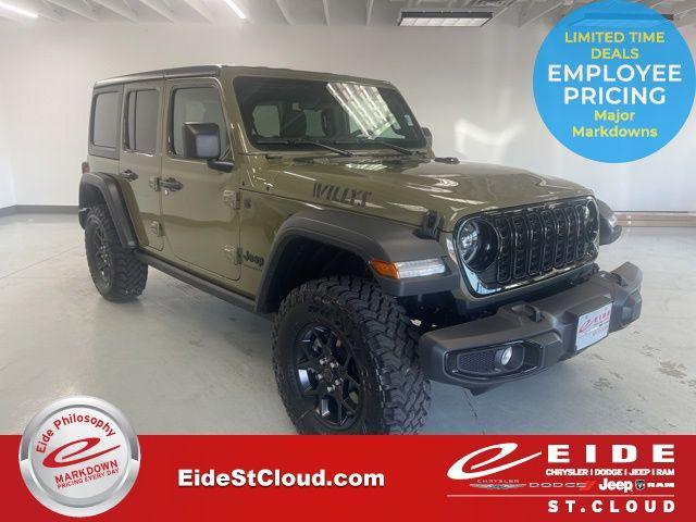 new 2025 Jeep Wrangler car, priced at $48,424