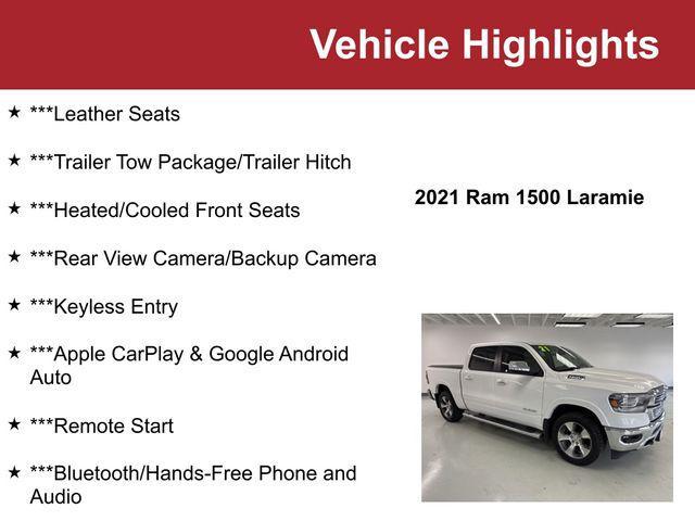 used 2021 Ram 1500 car, priced at $34,000