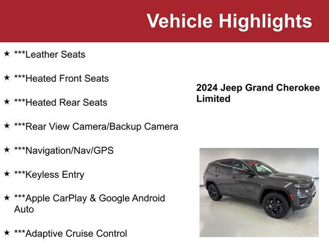 used 2024 Jeep Grand Cherokee car, priced at $40,500