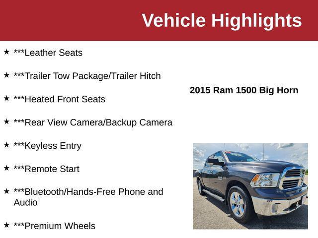 used 2015 Ram 1500 car, priced at $15,000