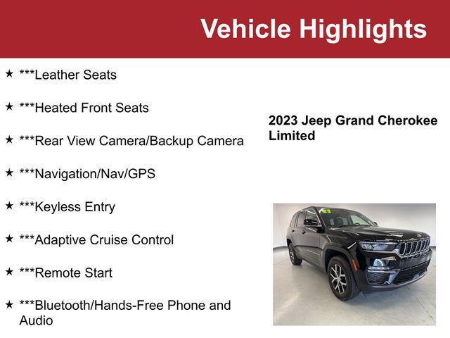 used 2023 Jeep Grand Cherokee car, priced at $34,500