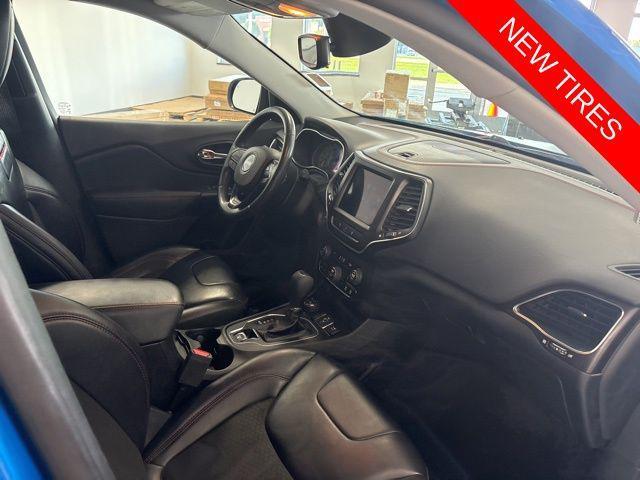 used 2021 Jeep Cherokee car, priced at $23,500