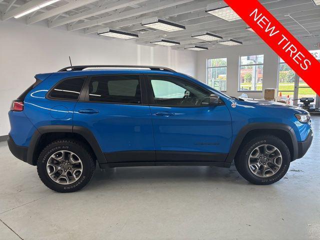 used 2021 Jeep Cherokee car, priced at $23,500