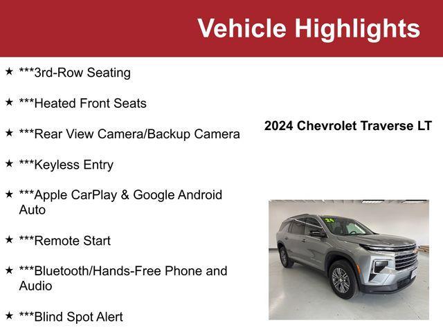 used 2024 Chevrolet Traverse car, priced at $39,000