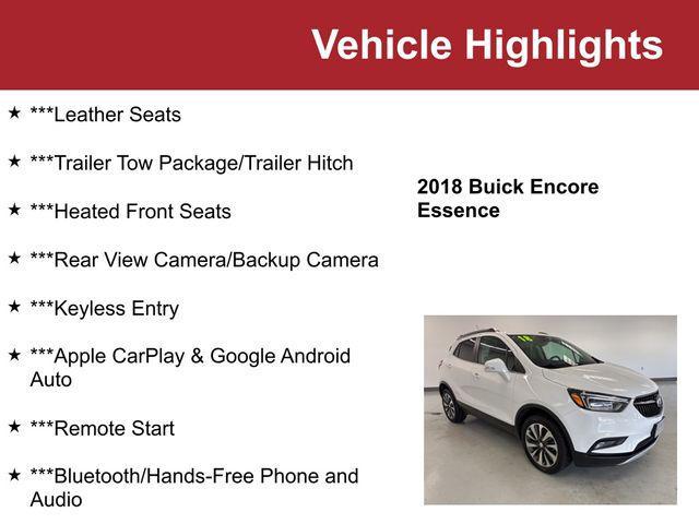 used 2018 Buick Encore car, priced at $14,000