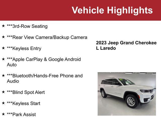 used 2023 Jeep Grand Cherokee L car, priced at $28,000