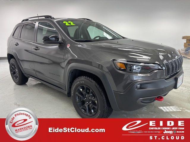 used 2022 Jeep Cherokee car, priced at $26,500