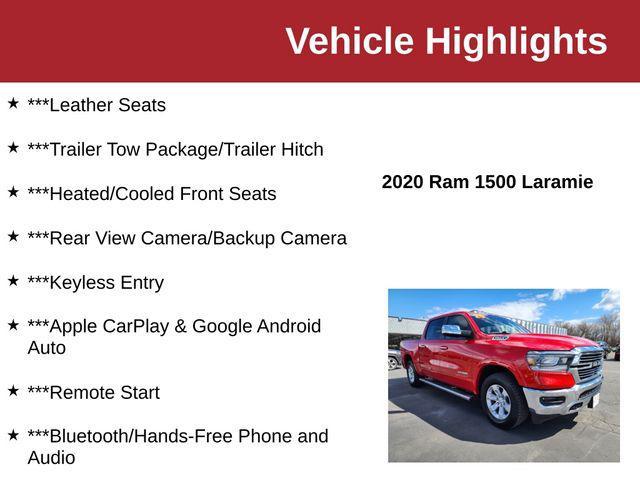used 2020 Ram 1500 car, priced at $34,500