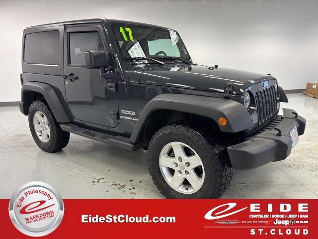 used 2017 Jeep Wrangler car, priced at $20,500