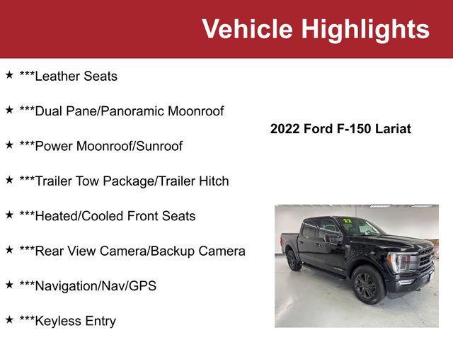used 2022 Ford F-150 car, priced at $39,500