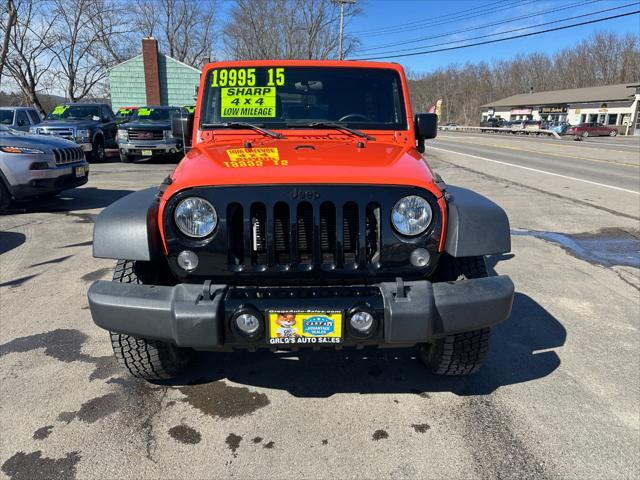 used 2015 Jeep Wrangler Unlimited car, priced at $19,995