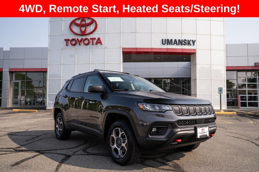 used 2022 Jeep Compass car, priced at $22,399