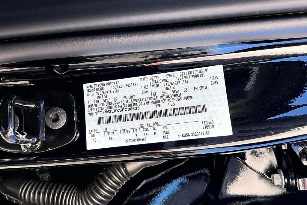 new 2025 Ford F-150 car, priced at $60,208