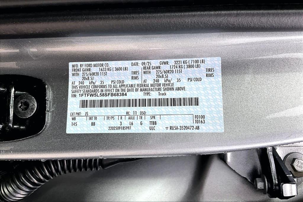 new 2025 Ford F-150 car, priced at $72,164