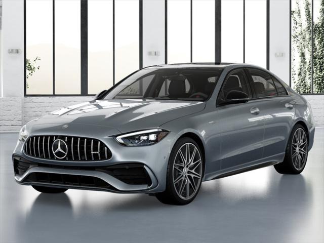 new 2025 Mercedes-Benz AMG C 43 car, priced at $67,635