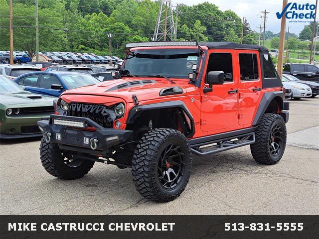 used 2017 Jeep Wrangler Unlimited car, priced at $25,489