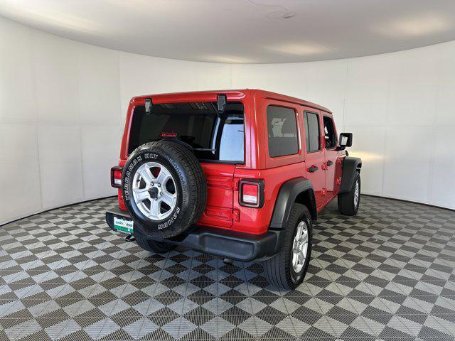 used 2020 Jeep Wrangler Unlimited car, priced at $21,526