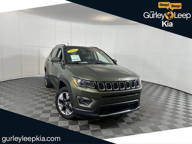 used 2021 Jeep Compass car, priced at $19,473
