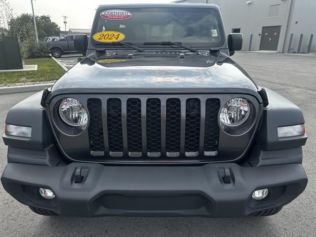 used 2024 Jeep Wrangler car, priced at $33,500