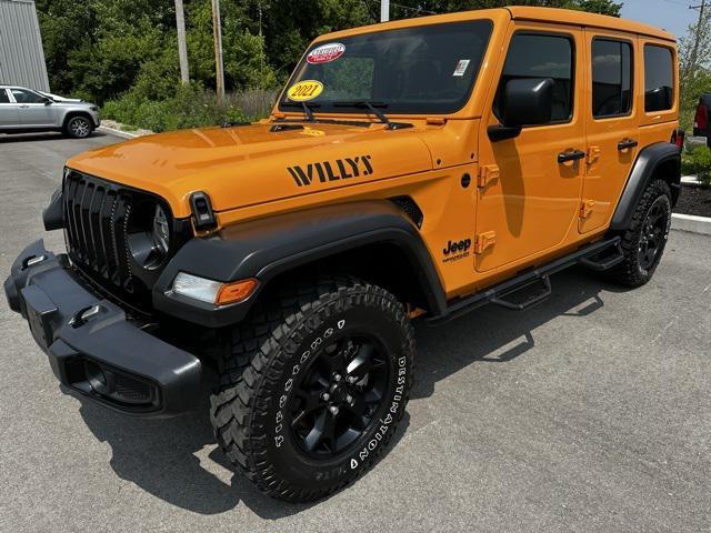 used 2021 Jeep Wrangler car, priced at $35,495