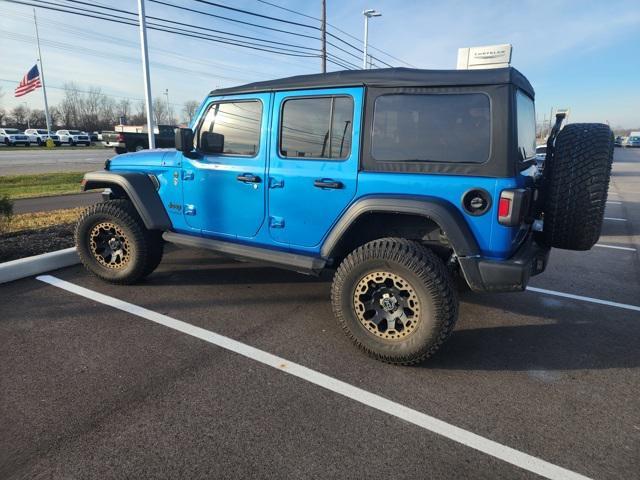 used 2022 Jeep Wrangler Unlimited car, priced at $31,491