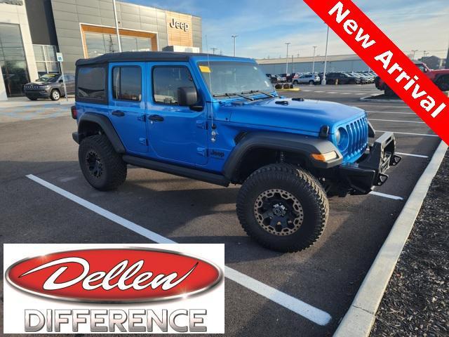 used 2022 Jeep Wrangler Unlimited car, priced at $31,491