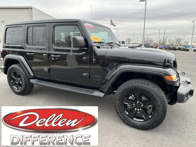 used 2021 Jeep Wrangler Unlimited car, priced at $36,491