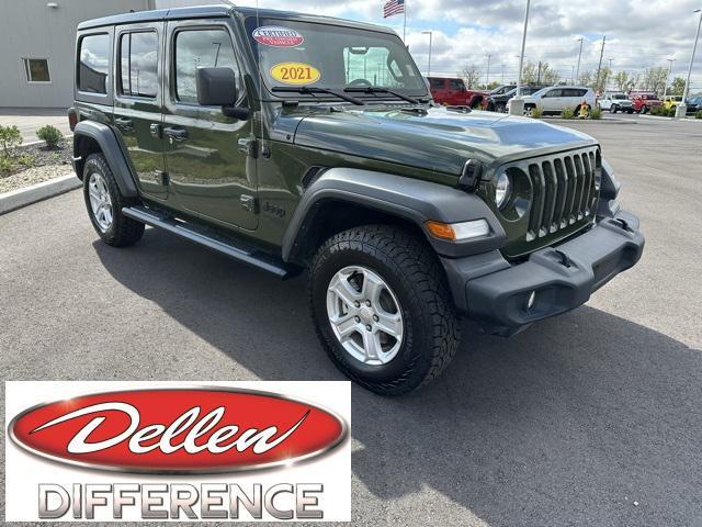 used 2021 Jeep Wrangler Unlimited car, priced at $30,000