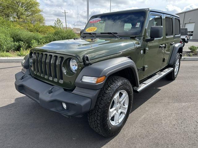 used 2021 Jeep Wrangler Unlimited car, priced at $30,000