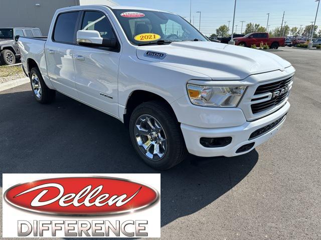 used 2021 Ram 1500 car, priced at $35,500