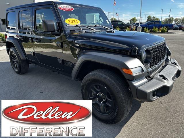 used 2024 Jeep Wrangler car, priced at $34,000